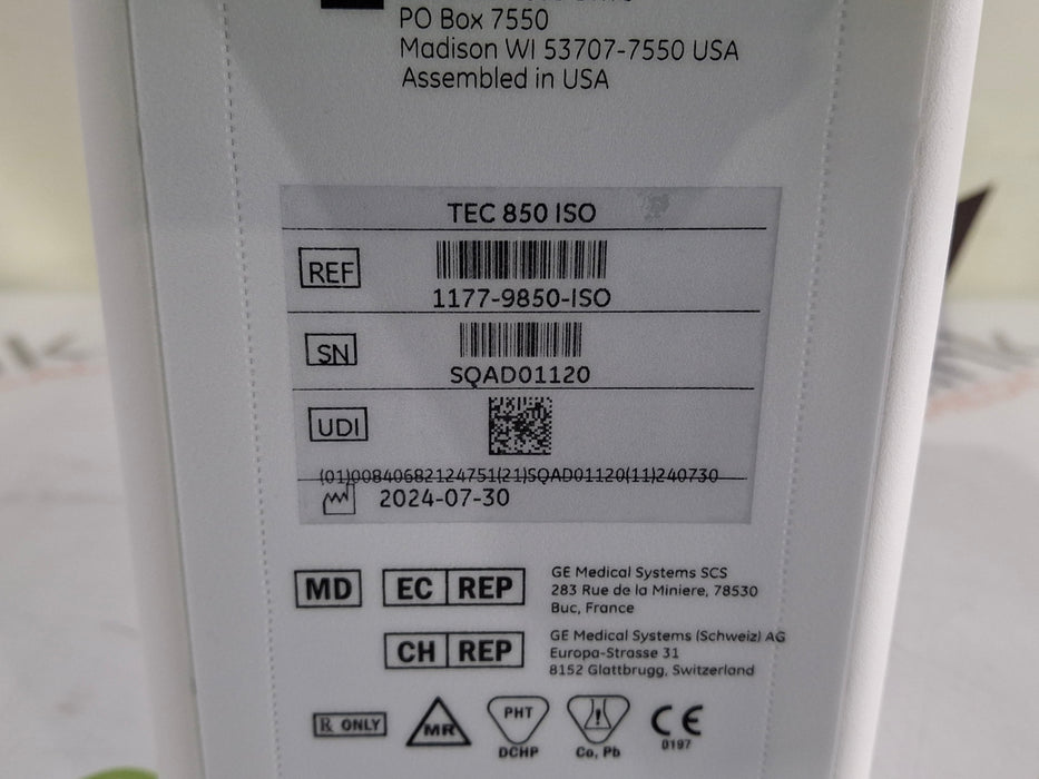 Datex-Ohmeda Datex-Ohmeda Tec 850 Isoflurane Vaporizer Anesthesia reLink Medical