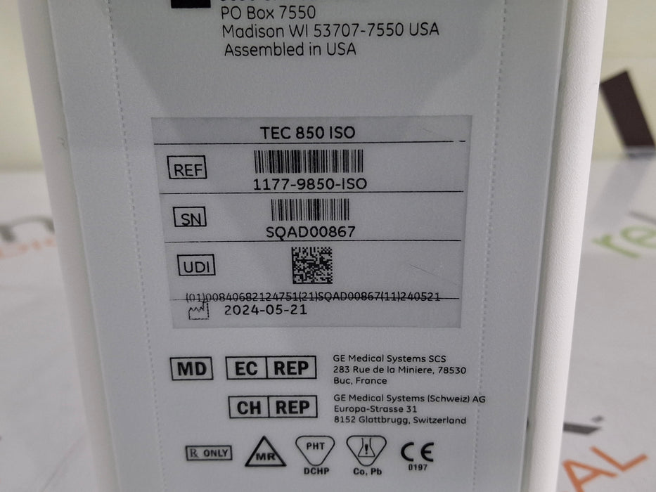 Datex-Ohmeda Datex-Ohmeda Tec 850 Isoflurane Vaporizer Anesthesia reLink Medical