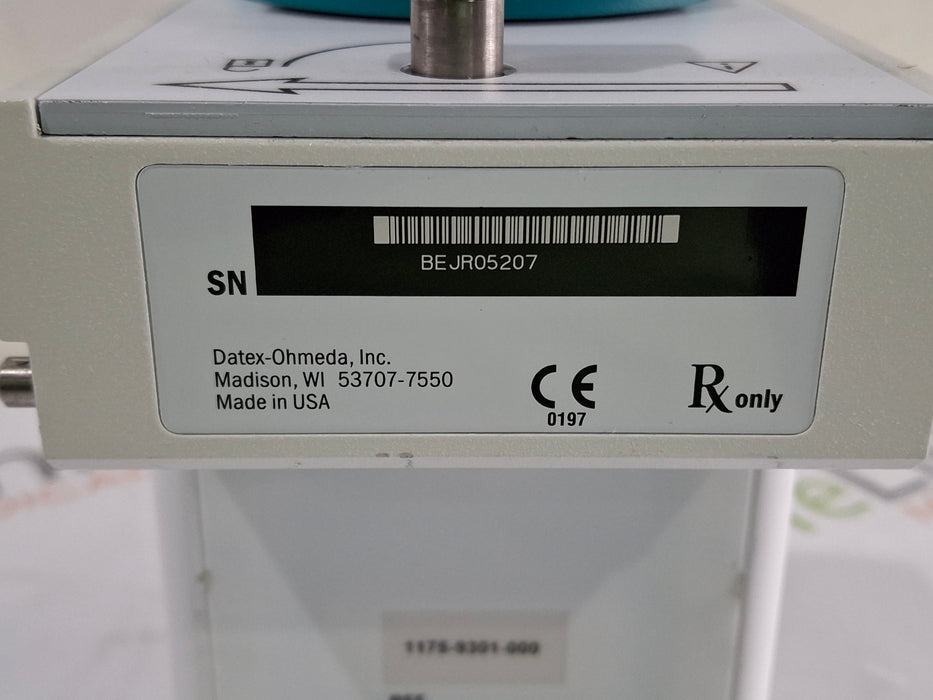 Datex-Ohmeda Datex-Ohmeda Tec 7 Sevoflurane Vaporizer Anesthesia reLink Medical
