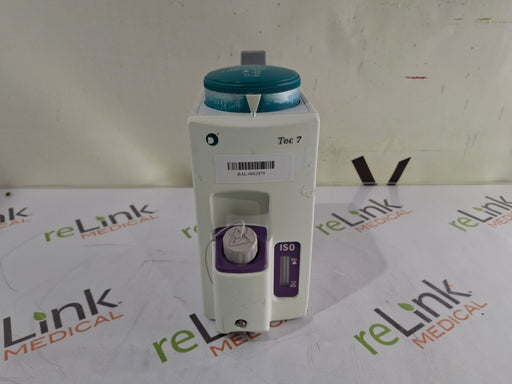 Datex-Ohmeda Datex-Ohmeda Tec 7 Isoflurane Vaporizer Anesthesia reLink Medical