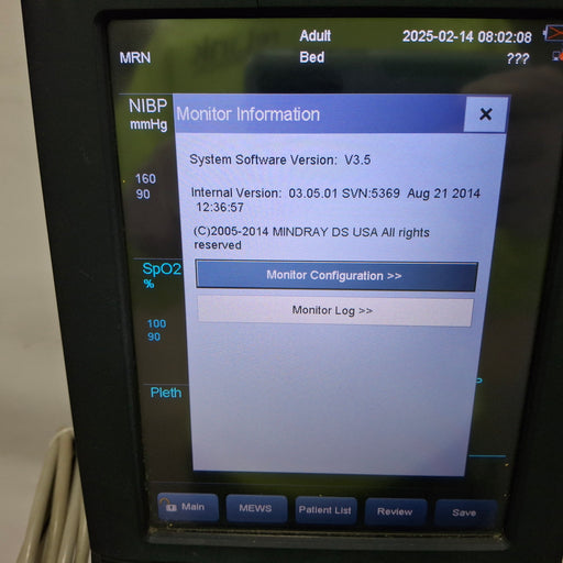 Mindray Mindray Accutorr 7 Vital Signs Monitor Patient Monitors reLink Medical