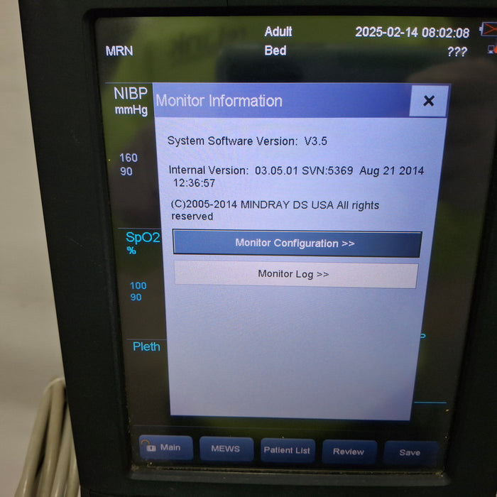 Mindray Mindray Accutorr 7 Vital Signs Monitor Patient Monitors reLink Medical