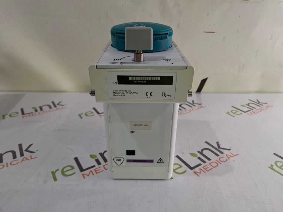 Datex-Ohmeda Datex-Ohmeda Tec 7 Isoflurane Vaporizer Anesthesia reLink Medical