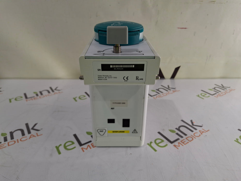 Datex-Ohmeda Datex-Ohmeda Tec 7 Sevoflurane Vaporizer Anesthesia reLink Medical