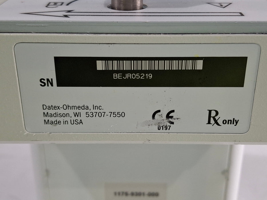 Datex-Ohmeda Tec 7 Sevoflurane Vaporizer