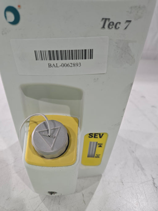 Datex-Ohmeda Datex-Ohmeda Tec 7 Sevoflurane Vaporizer Anesthesia reLink Medical