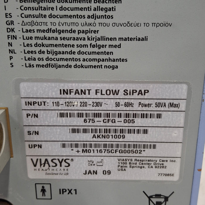Viasys Healthcare Viasys Healthcare Infant Flow SiPAP Ventilator Respiratory reLink Medical