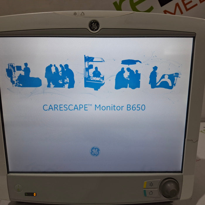 GE Healthcare GE Healthcare Carescape B650 Patient Monitor Patient Monitors reLink Medical