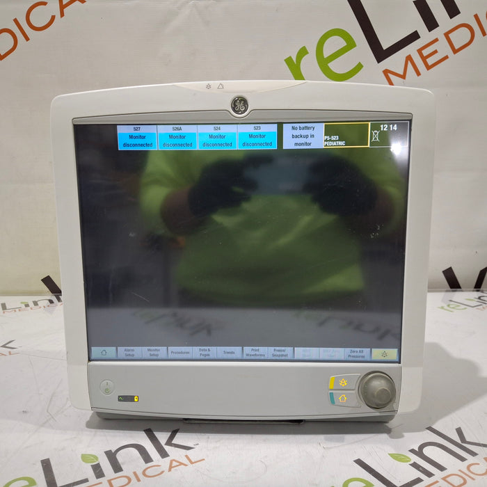 GE Healthcare Carescape B650 Critical Care Patient Monitor