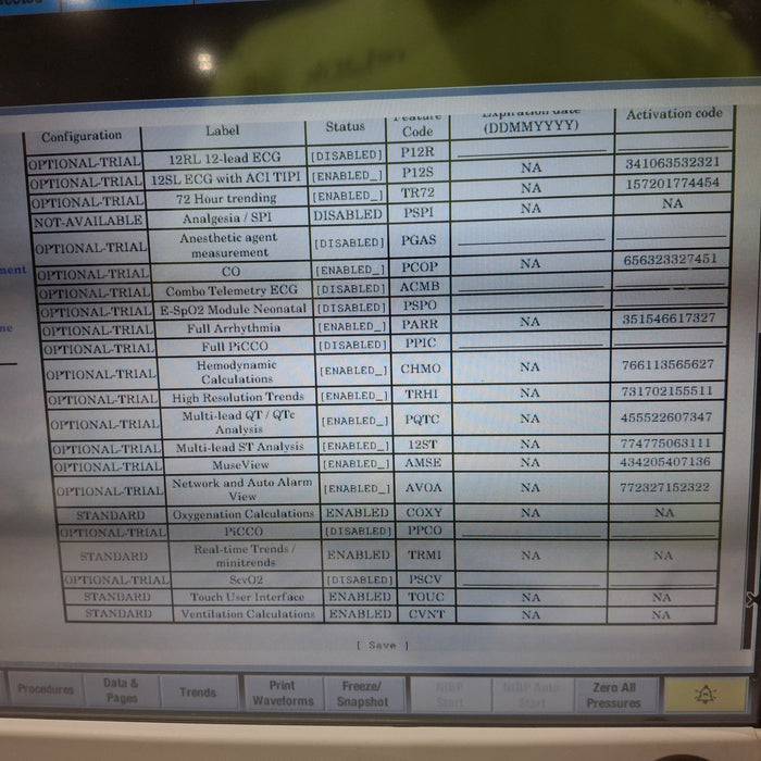 GE Healthcare Carescape B650 Critical Care Patient Monitor