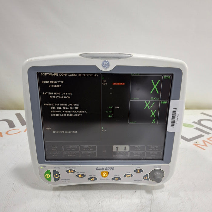 GE Healthcare GE Healthcare Dash 5000 - Masimo SpO2 Patient Monitor Patient Monitors reLink Medical