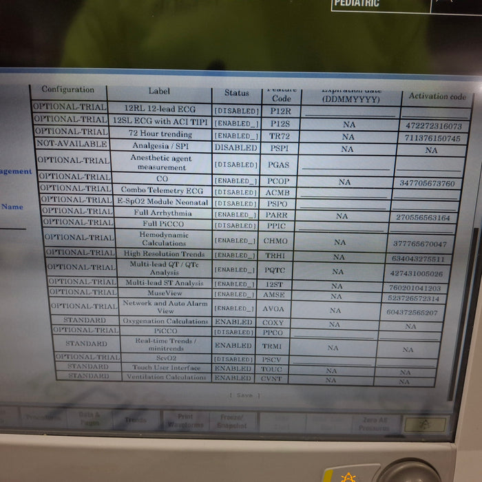 GE Healthcare Carescape B650 Critical Care Patient Monitor