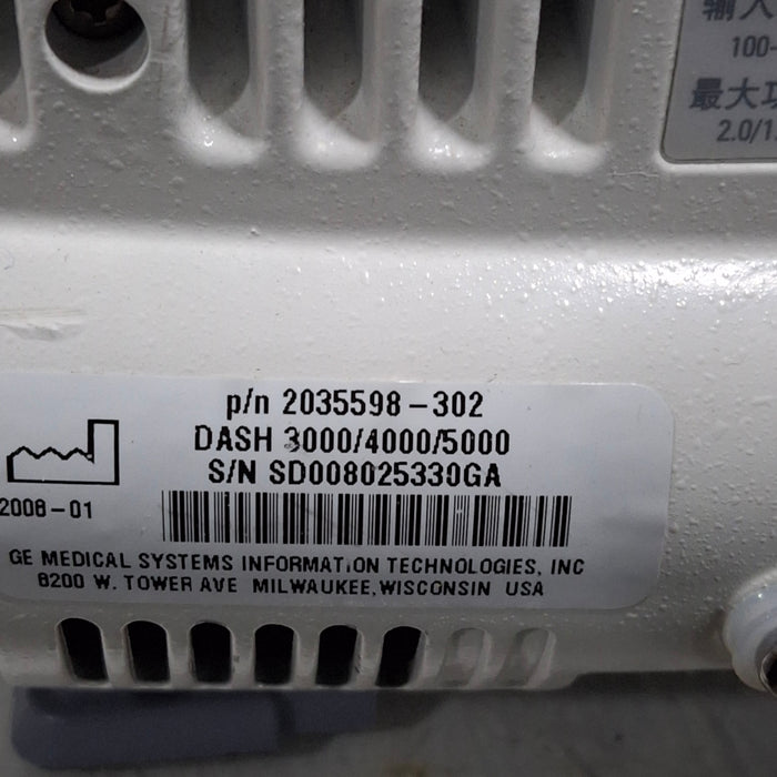 GE Healthcare GE Healthcare Dash 5000 - Masimo SpO2 Patient Monitor Patient Monitors reLink Medical