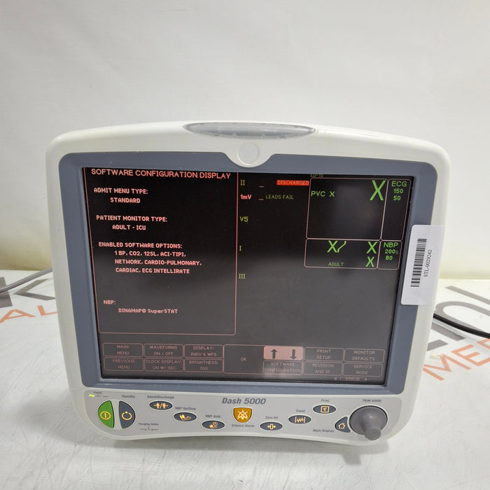 GE Healthcare GE Healthcare Dash 5000 - Masimo SpO2 Patient Monitor Patient Monitors reLink Medical