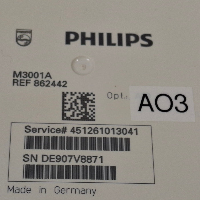Philips Philips M3001A-A03 Masimo SpO2, NIBP, ECG MMS Module Patient Monitors reLink Medical