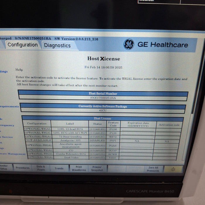 GE Healthcare GE Healthcare Carescape B450 Critical Care Patient Monitor Patient Monitors reLink Medical
