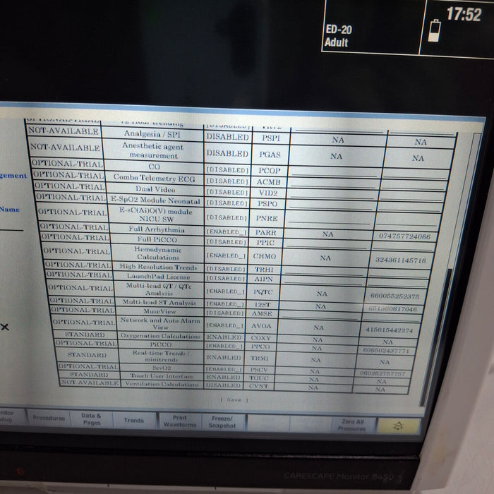 GE Healthcare GE Healthcare Carescape B450 Emergency Care Patient Monitor Patient Monitors reLink Medical