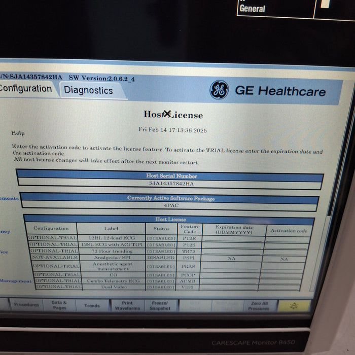 GE Healthcare GE Healthcare Carescape B450 Post Anesthesia Care Patient Monitor Patient Monitors reLink Medical