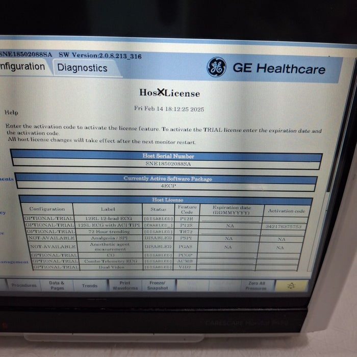 GE Healthcare GE Healthcare Carescape B450 Emergency Care Patient Monitor Patient Monitors reLink Medical