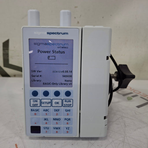 Baxter Baxter Sigma Spectrum 6.05.14 with A/B/G/N Battery Infusion Pump Infusion Pump reLink Medical