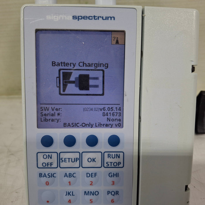 Baxter Baxter Sigma Spectrum 6.05.14 with A/B/G/N Battery Infusion Pump Infusion Pump reLink Medical