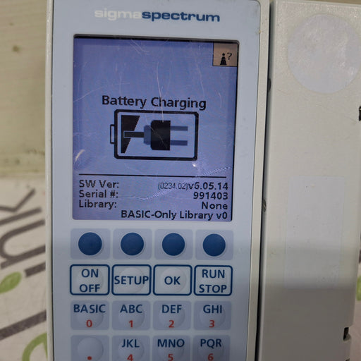 Baxter Baxter Sigma Spectrum 6.05.14 with A/B/G/N Battery Infusion Pump Infusion Pump reLink Medical
