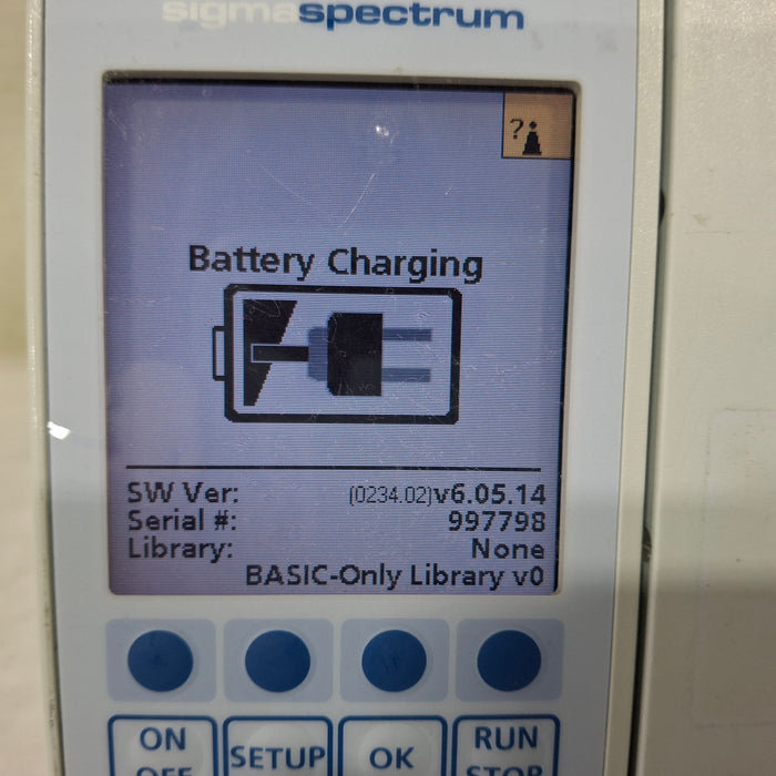Baxter Baxter Sigma Spectrum 6.05.14 with A/B/G/N Battery Infusion Pump Infusion Pump reLink Medical
