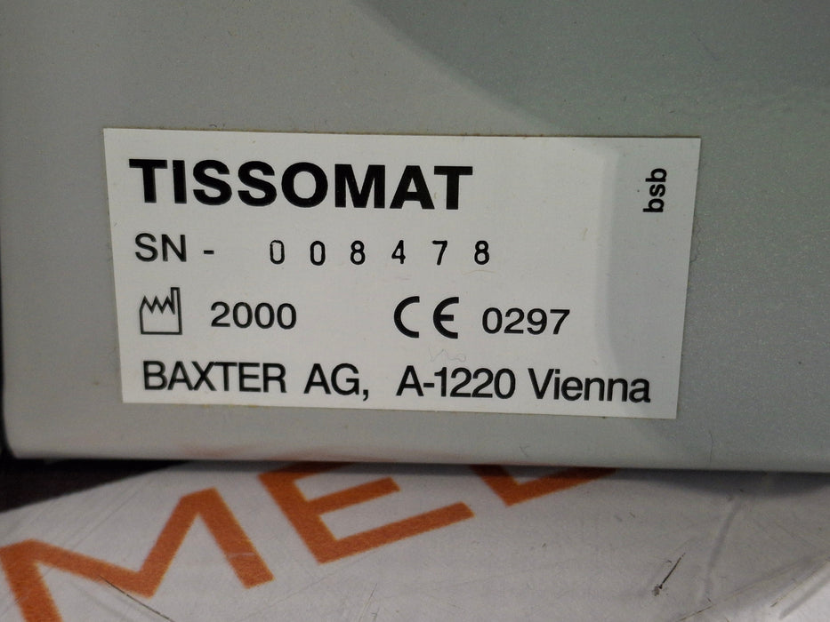 Baxter Tissomat Water Purification