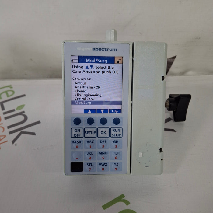 Baxter Sigma Spectrum 6.02.07 with B/G Battery Infusion Pump