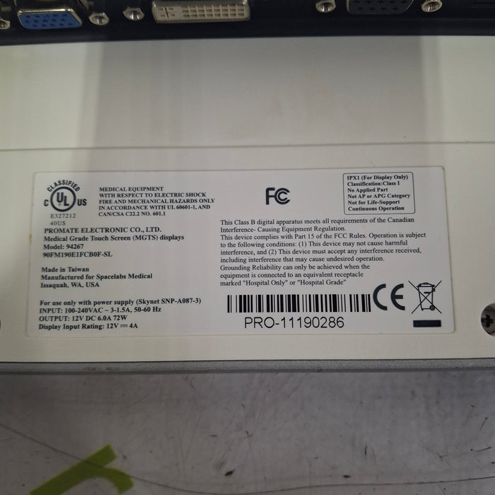 Spacelabs Healthcare 94267 Flat Panel Patient Monitor