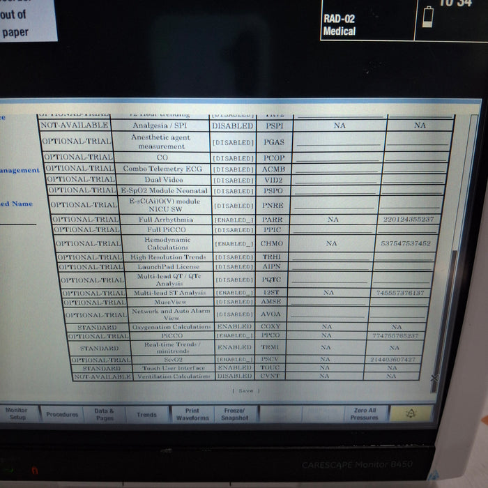 GE Healthcare GE Healthcare Carescape B450 Critical Care Patient Monitor Patient Monitors reLink Medical