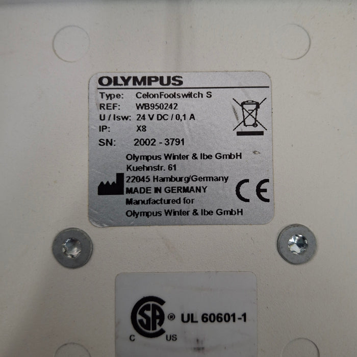 Olympus Olympus Celon Footswitch S Footpedal Surgical Equipment reLink Medical