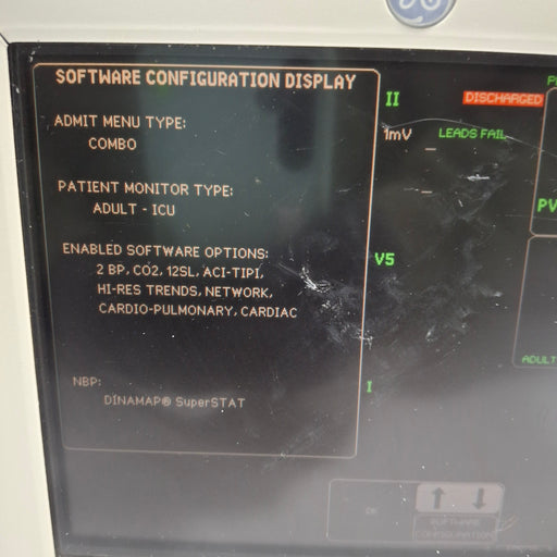 GE Healthcare GE Healthcare Dash 3000 - Masimo SpO2 Patient Monitor Patient Monitors reLink Medical