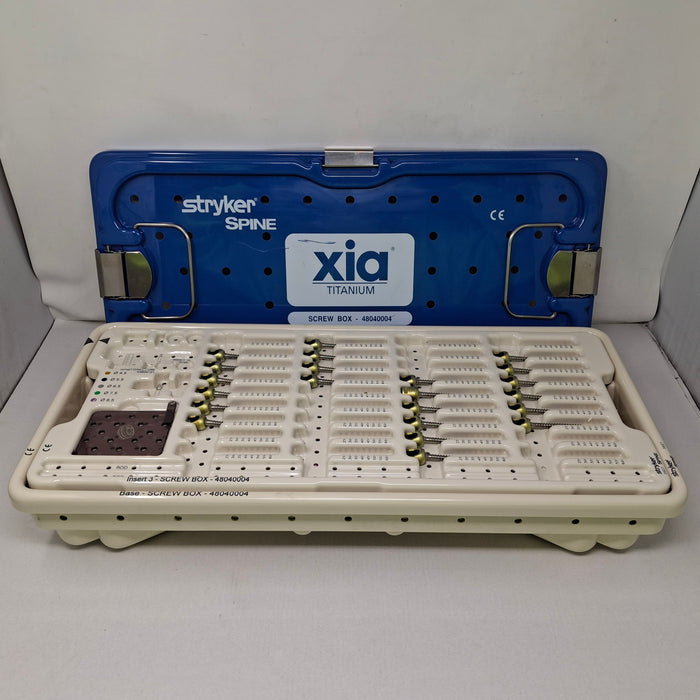 Stryker Stryker XIA 48040004 5/8.5mm screw box and Iliac fixation set Surgical Sets reLink Medical