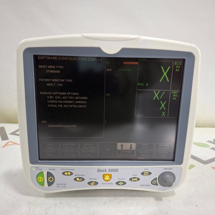 GE Healthcare GE Healthcare Dash 5000 - Masimo SpO2 Patient Monitor Patient Monitors reLink Medical
