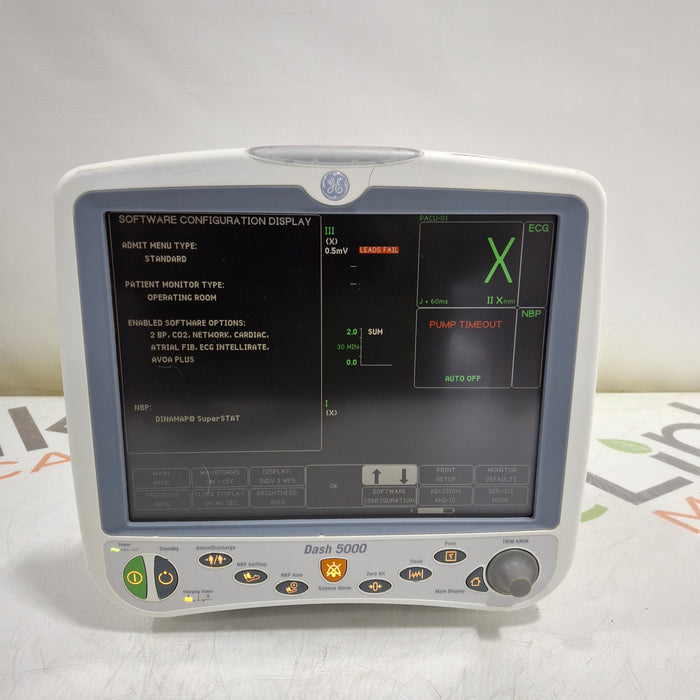 GE Healthcare GE Healthcare Dash 5000 - Masimo SpO2 Patient Monitor Patient Monitors reLink Medical