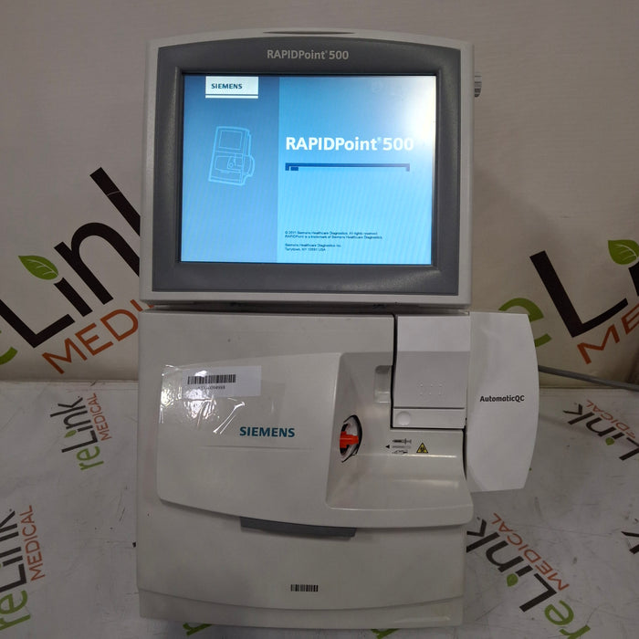 Siemens Rapidpoint 500 Blood Gas Analyzer