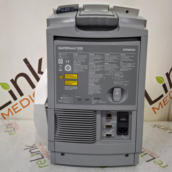 Siemens Rapidpoint 500 Blood Gas Analyzer