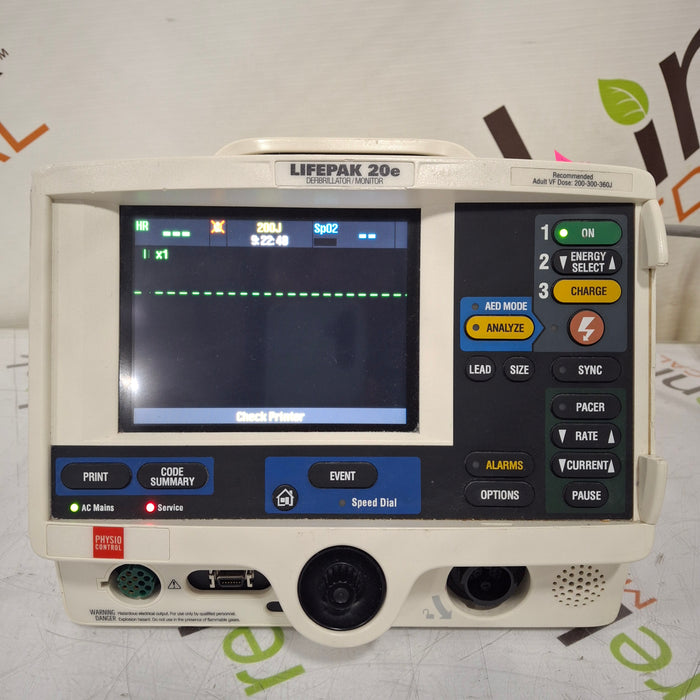 Physio-Control Physio-Control LifePak 20e Defibrillator Defibrillators reLink Medical