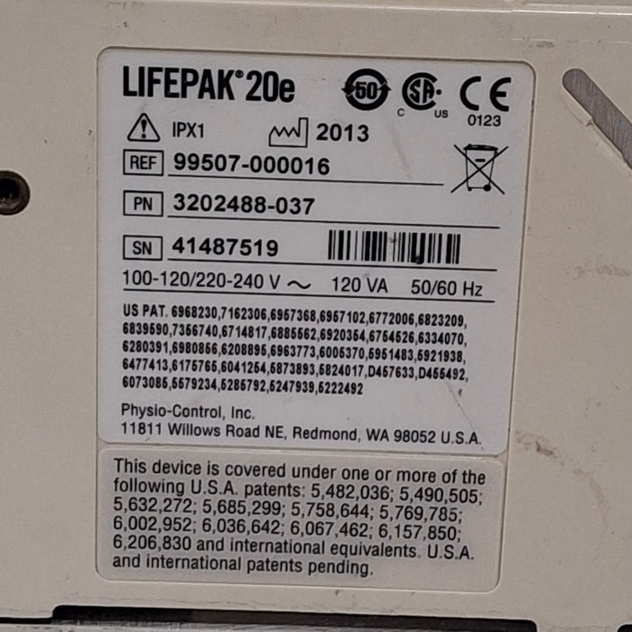 Physio-Control Physio-Control LifePak 20e Defibrillator Defibrillators reLink Medical