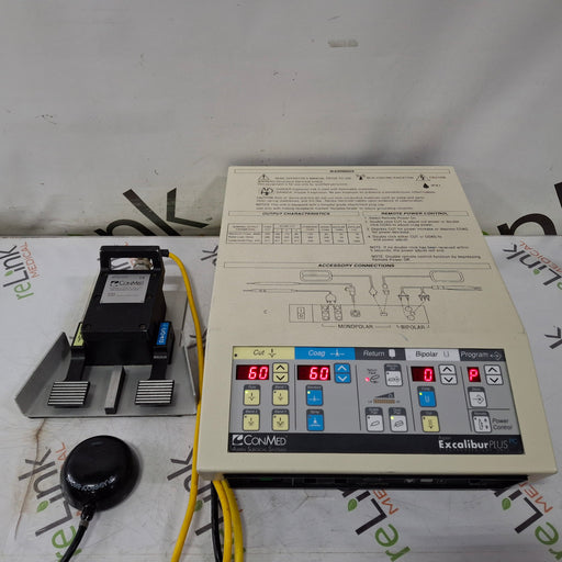 ConMed ConMed Aspen Excalibur Plus Electrosurgical Unit Electrosurgical Units reLink Medical
