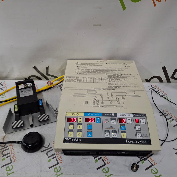 ConMed ConMed Aspen Excalibur Plus Electrosurgical Unit Electrosurgical Units reLink Medical