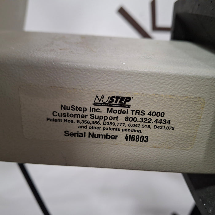 NuStep, Inc. NuStep, Inc. TRS 4000 Recumbent Cross Trainer Fitness and Rehab Equipment reLink Medical