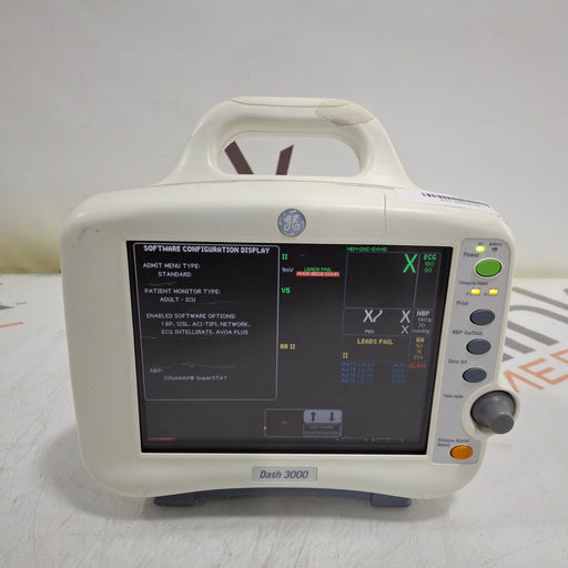 GE Healthcare GE Healthcare Dash 3000 - Masimo SpO2 Patient Monitor Patient Monitors reLink Medical