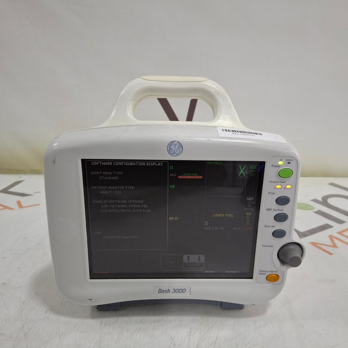GE Healthcare GE Healthcare Dash 3000 - Masimo SpO2 Patient Monitor Patient Monitors reLink Medical