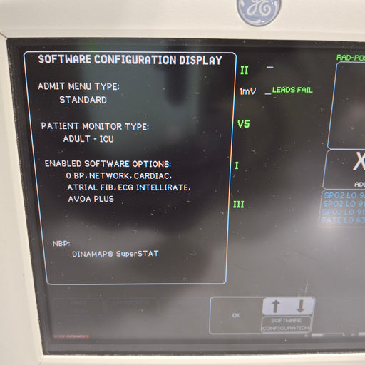 GE Healthcare GE Healthcare Dash 3000 - Masimo SpO2 Patient Monitor Patient Monitors reLink Medical