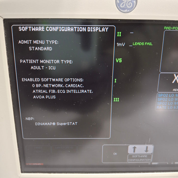 GE Healthcare GE Healthcare Dash 3000 - Masimo SpO2 Patient Monitor Patient Monitors reLink Medical