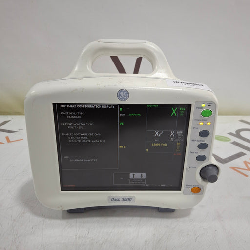 GE Healthcare GE Healthcare Dash 3000 - Masimo SpO2 Patient Monitor Patient Monitors reLink Medical