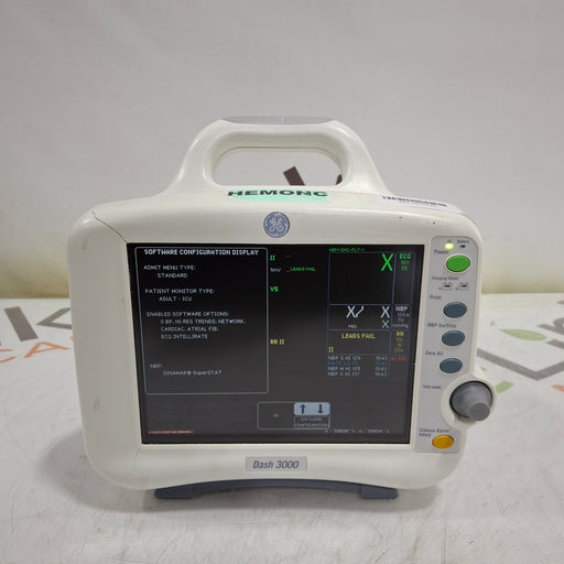GE Healthcare GE Healthcare Dash 3000 - Masimo SpO2 Patient Monitor Patient Monitors reLink Medical