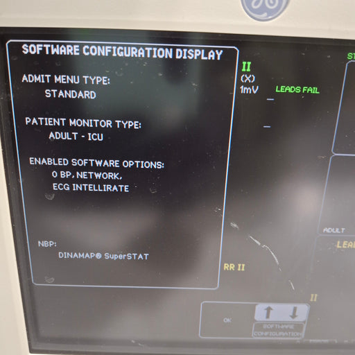GE Healthcare GE Healthcare Dash 3000 - GE/Nellcor SpO2 Patient Monitor Patient Monitors reLink Medical